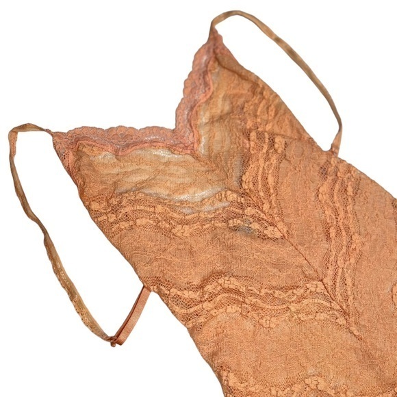 Free People Other - FREE PEOPLE intimates - pink lace cami - size xs